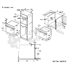 Духовой шкаф электрический HOMSair OEH606BK черный