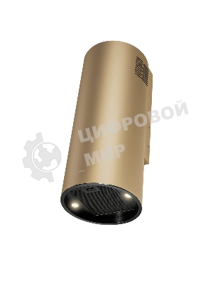 Вытяжка островная Maunfeld Drum Wall 35 золотой, 32.5 см, 850 куб. м/ч, 48 дБ