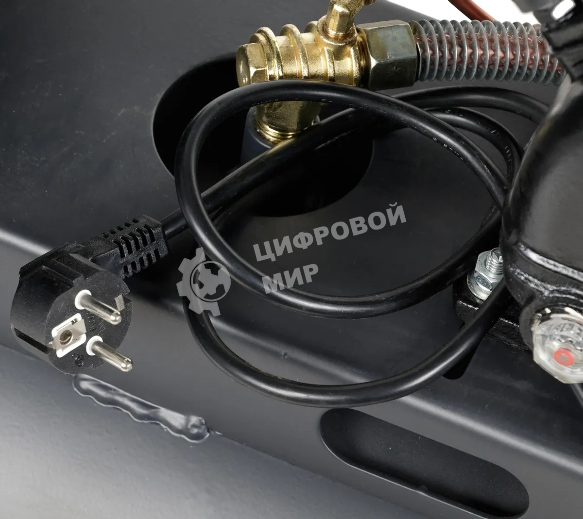 Компрессор поршневой Парма K-2200/100РМ масляный, 336 л/мин, 100 л, 2200 Вт, серый/черный