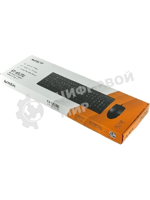 Комплект клавиатура+мышь A4Tech KR-8520D проводной, USB, 1200 DPI, чёрный