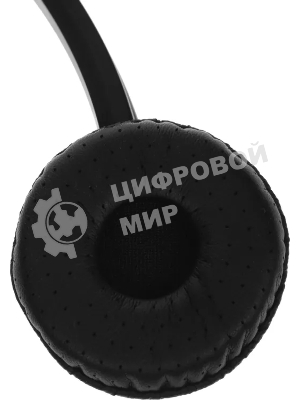 Гарнитура VT VT6200-D чёрный-серебристый, проводная, USB