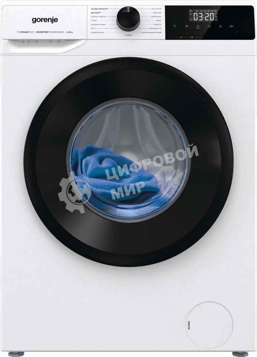 Стиральная машина Gorenje WNHPI60SCSIR белый загр. фронтальная макс.: 6 кг 1000об/мин класс: А