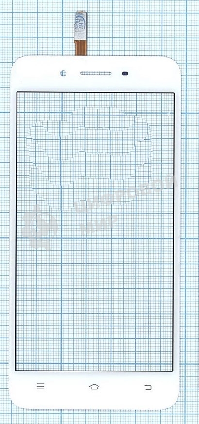 Сенсорное стекло (тачскрин) для Vivo Y53 (Y53i), белое