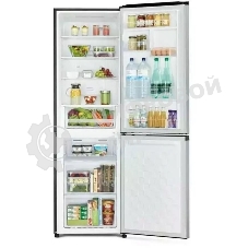 Холодильник Hitachi R-B410PUC6 PSV серебристый двухкамерный 215/105л морозилка снизу, No Frost