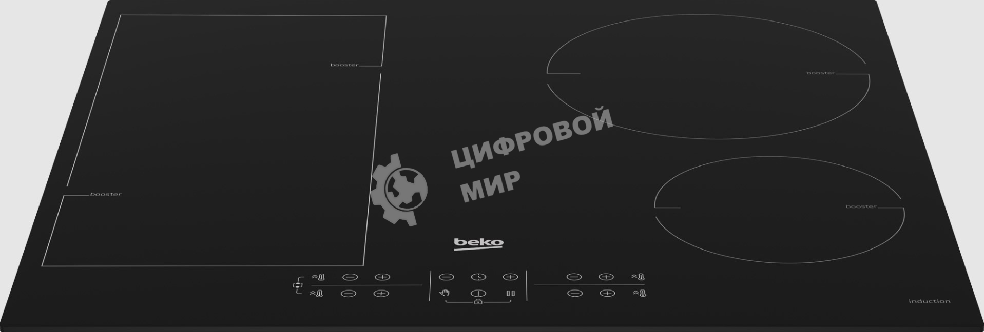 Индукционная варочная панель Beko BHI6420KFBB черный