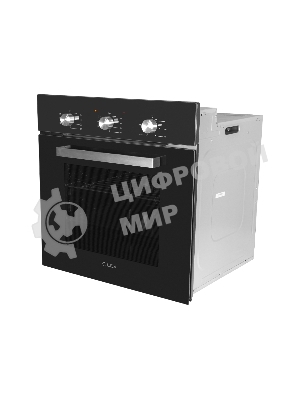 Духовой шкаф электрический встраиваемый LEX EDM 073 BL черный