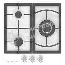 Газовая варочная панель Zigmund & Shtain G 14.4 W независимая, белый
