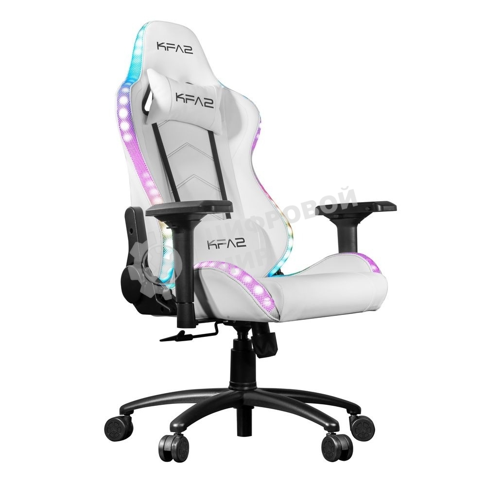 Кресло игровое KFA2 Gaming Chair 01 RGb SE белый