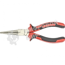 Круглогубцы Matrix 17355 NICKEL 160 мм, никелированные, двухкомпонентные рукоятки