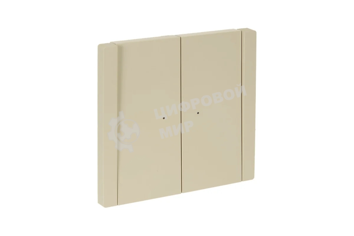 Выключатель IEK FORTE&PIANO FP406 2-кл с индикатором 10А ваниль