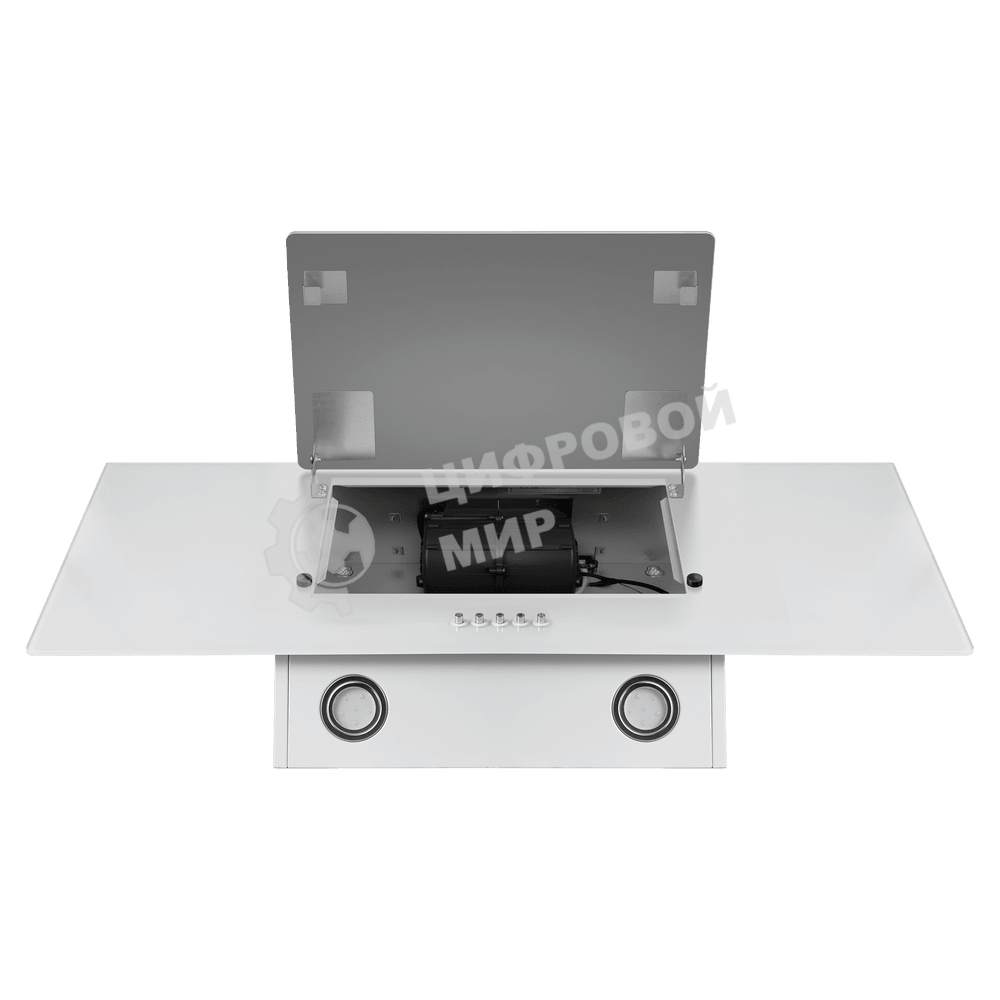 Вытяжка наклонная Maunfeld Tower 90 белый, 90 см, 700 куб. м/ч, 66 дБ