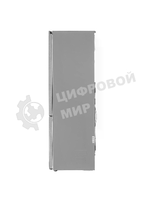 Холодильник LG GA-B509MCZL серый двухкамерный 277/107л морозилка снизу, No Frost