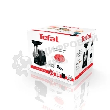 Мясорубка электрическая Tefal NE111832 черный, 1400 Вт, 1.7 кг/мин, реверс, насадки - 3