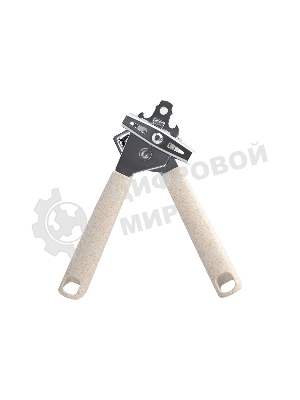 Консервный нож LARA LR07-36 механический, хромированное железо/рисовая шелуха