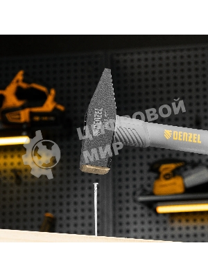 Молоток слесарный Denzel 1000 г, кованый, фибергласовая рукоятка c TPR покрытием