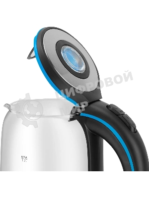 Чайник электрический Vitek VT-7028 1.7 л, 2200 Вт, прозрачный корпус: стекло