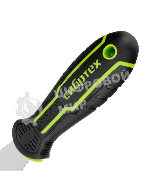 Шпательная лопатка из нержавеющей стали Сибртех 40 мм, двухкомпонентная рукоятка