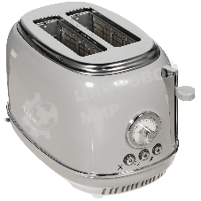 Тостер Tesler TT-245 серый, 815 Вт, 2 слота