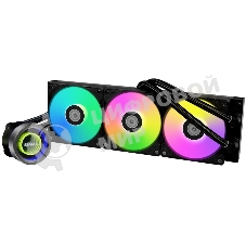 Система жидкостного охлаждения для процессора LIAN LI Galahad II Trinity 360мм G89.GA2T36B.00 черный 120мм алюминий+медь 2450rpm 30db 3-pin