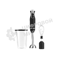 Блендер Galaxy Line GL 2166, черный с серебристым, погружной, 800 Вт, 15000 об/мин