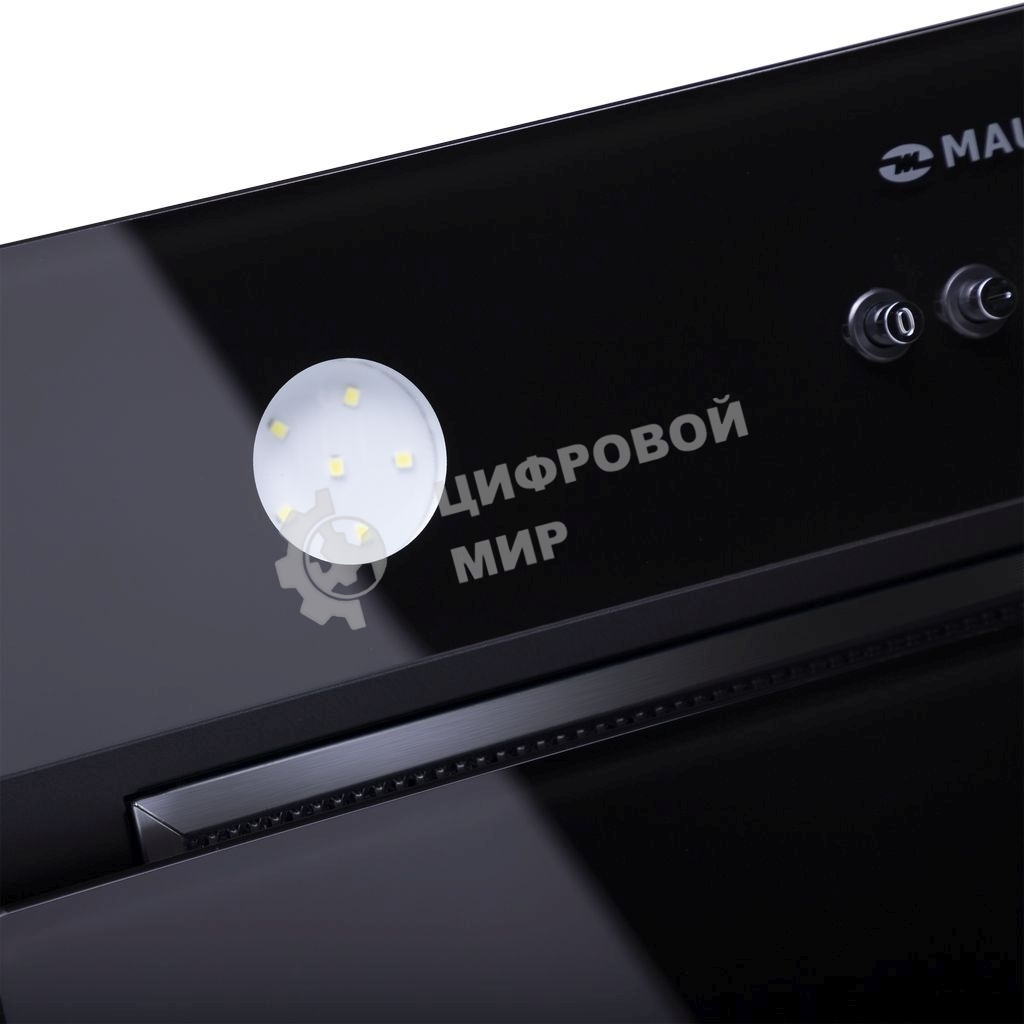 Вытяжка встраиваемая Maunfeld Trapeze 601GG черный, 60 см, 1150 куб. м/ч, 54 дБ