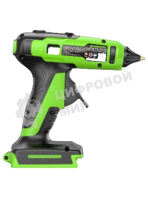 Пистолет клеевой аккумуляторный GreenWorks G24GLG, 24V, 11 мм, без АКБ и ЗУ (3502207)
