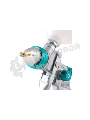 Краскопульт пневматический Stels ag 801 hvlp 57360 гравитационный сопло 1.5мм и 1.8мм