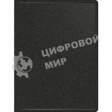 Папка с металлическим зажимом Buro A4, пластик, 0.5мм, черный