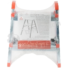 Лестница-стремянка стальная двусторонняя КУРС 2 ступени, Н=45.5 см, вес 2.7 кг