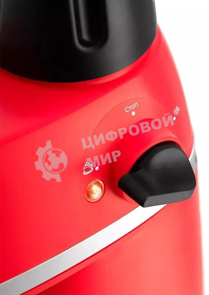 Кофеварка капельная Kitfort КТ-760-1 красный/черный, молотый кофе, 240мл, 800Вт, 3,5 бар