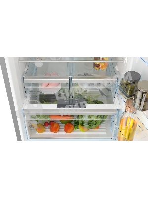 Холодильник Bosch KGN56CX30U нержавеющая сталь двухкамерный 400/105л морозилка снизу, No Frost