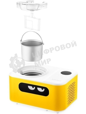 Мороженица Kitfort КТ-1829-1 110Вт 1200мл. желтый/белый