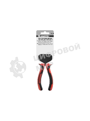 Круглогубцы Matrix 17355 NICKEL 160 мм, никелированные, двухкомпонентные рукоятки