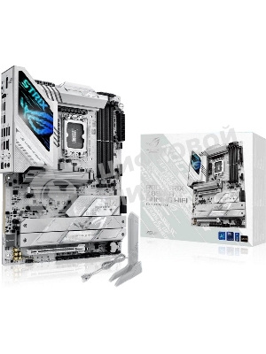 Материнская плата ASUS ROG STRIX Z890-A GAMING WIFI, LGA 1851, Intel Z890, 4xDDR5, 4xSATA, 5xM.2, 1xPCIe 4.0 x16, 1xPCIe 5.0 x16, 1xHDMI, 1xDP, 1x 2.5Gb LAN, 2xUSB-A 3.2 Gen 1, 5xUSB-A 3.2 Gen 2, 1xUSB-C 3.2 Gen 2, 2xThunderbolt 4, 2x3.5 мм, 7.1, ATX