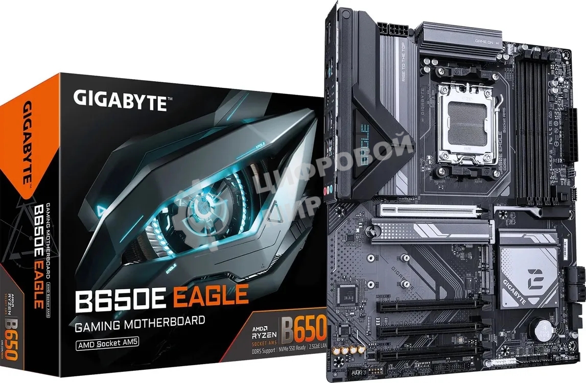 Материнская плата Gigabyte B650E EAGLE Socket AM5 AMD B650 4xDDR5 ATX AC`97 8ch(7.1) 2.5Gg RAID+HDMI+DP