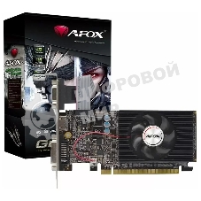 Видеокарта AFOX GT610 1Gb LP DDR3 64BIT DVI HDMI VGA SINGLE FAN RTL