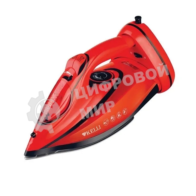 Утюг Kelli KL-1650К красный