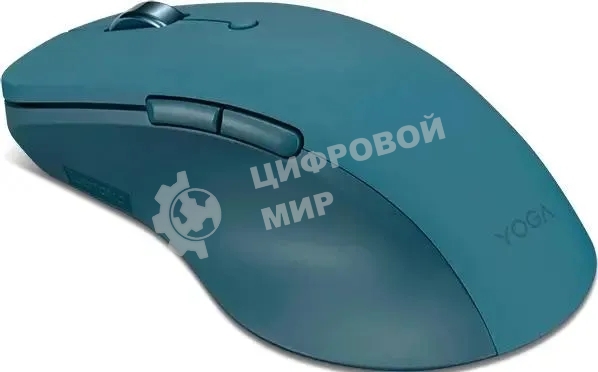 Мышь беспроводная Lenovo Yoga Pro бирюзовый оптическая 4000dpi BT/Radio USB (GY51P14335)