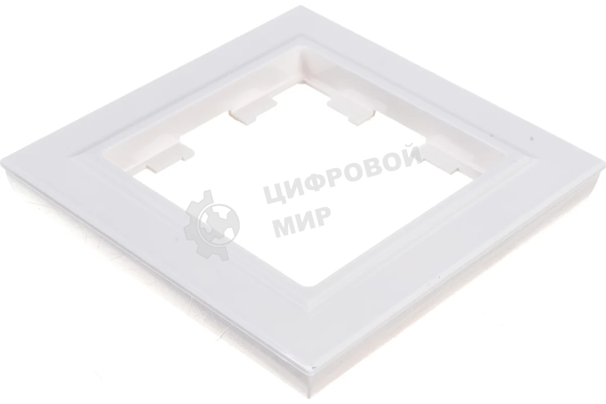 Рамка 1-мест. IEK BRITE РУ-1-БрБ белый