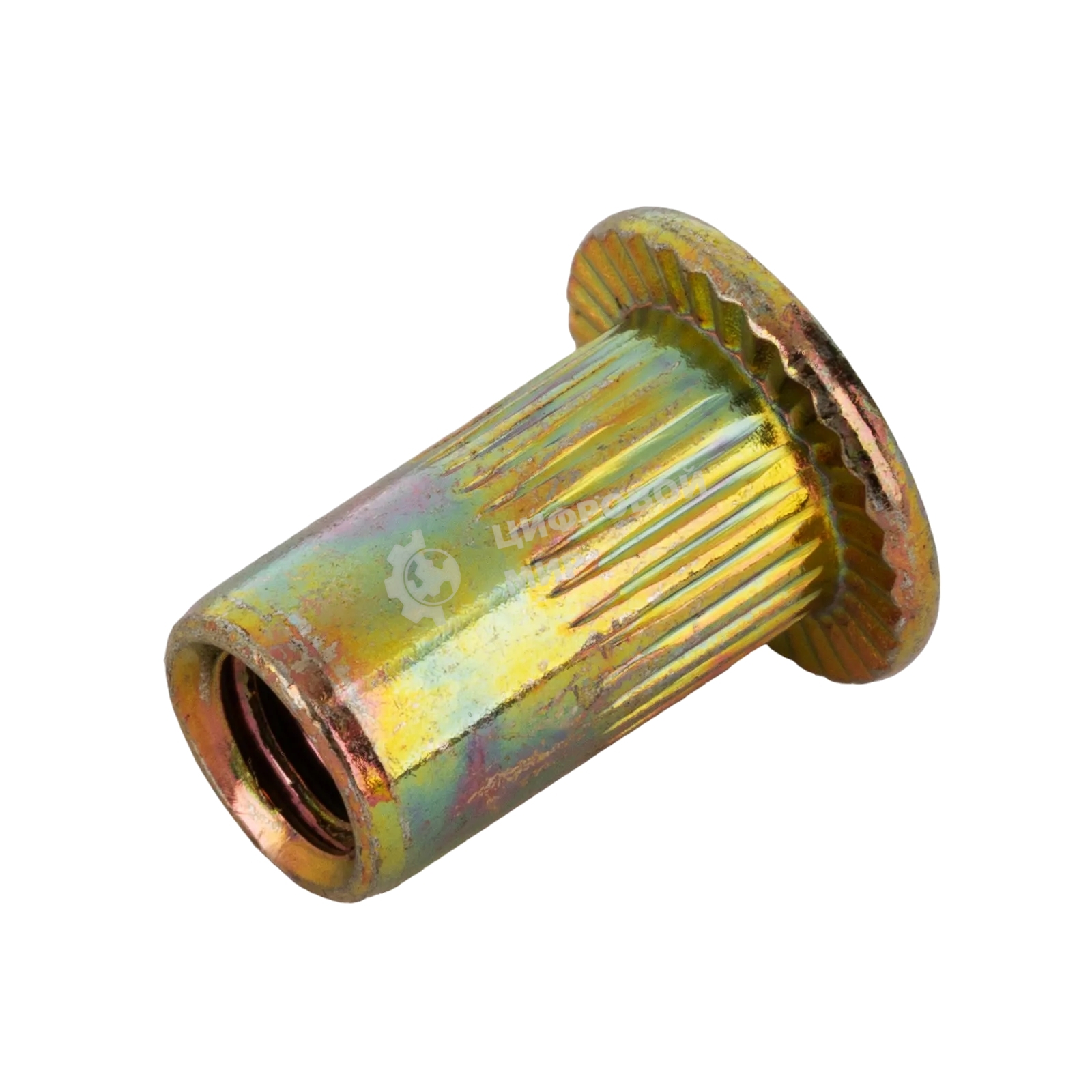 Заклепки резьбовые Denzel стальные, оцинкованные, М4, пластиковый кейс, 140 шт.