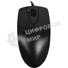 Мышь проводная A4Tech OP-620D черный, 1000 dpi, USB, кнопки - 4