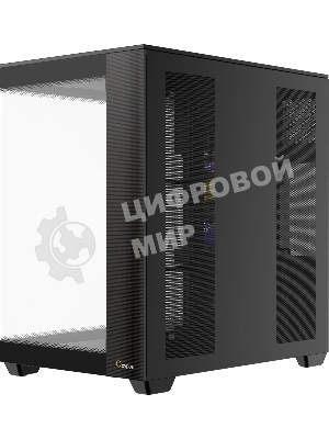 Корпус Ocypus Delta C74 ARGB Black, Midi-Tower, чёрный, 2 x 120 мм
