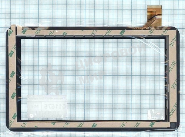 Сенсорное стекло (тачскрин) для DNS AirTab E76 HK70DR2201. черное