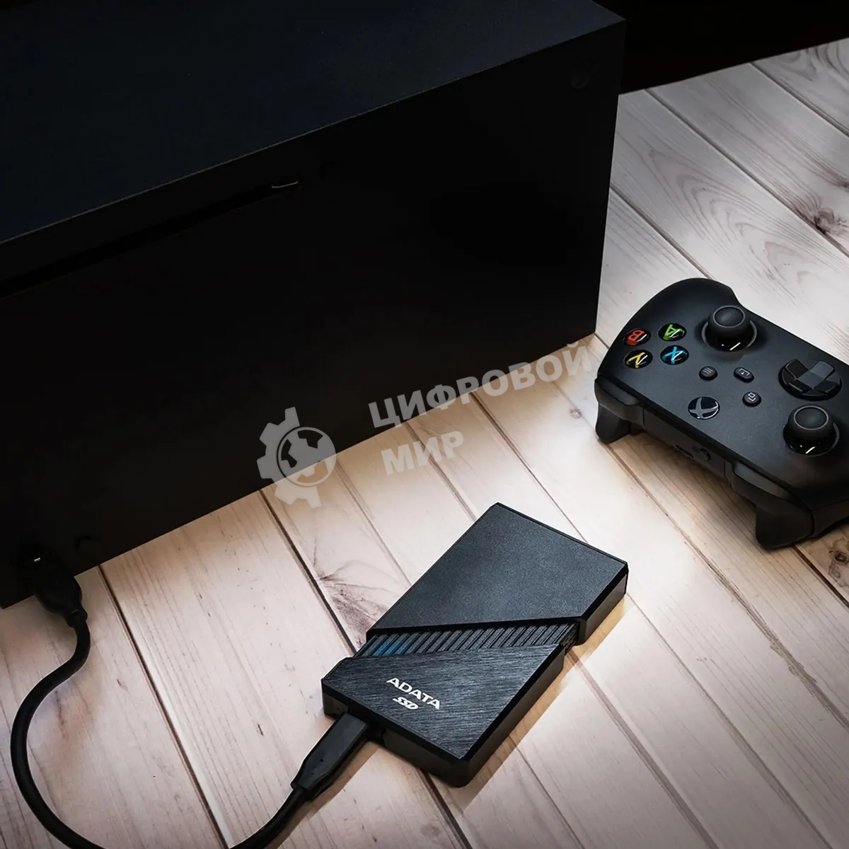 Внешний SSD ADATA SE920, 4TB, USB 4 Type-C, R/W 3800/3700, черный