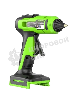 Пистолет клеевой аккумуляторный GreenWorks G24GLG, 24V, 11 мм, без АКБ и ЗУ (3502207)