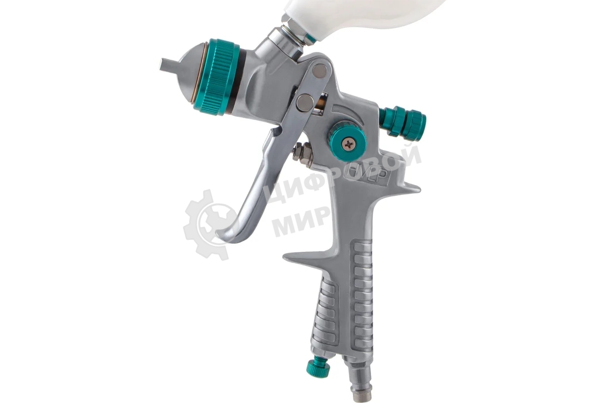 Краскопульт пневматический Stels ag 801 hvlp 57360 гравитационный сопло 1.5мм и 1.8мм