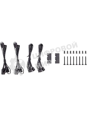 Вентилятор для корпуса Thermaltake CT120 Sync ARGb 120х120x25 черный 4-pin 25.8дБ (упак.:2шт) (CL-F149-PL12SW-A) Ret