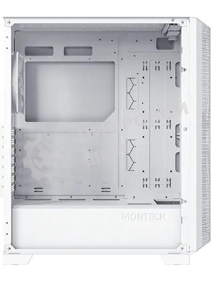 Компьютерный корпус Montech SKY ONE Lite белый без БП ATX 3x120mm 2xUSB3.0 1xUSB3.1 audio bott PSU