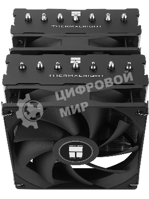 Устройство охлаждения(кулер) Thermalright Phantom Spirit 120 SE Soc-AM5/AM4/1151/1200/1700 черный 4-pin 25.6dB Al+Cu 765gr Ret (PS120-SE)