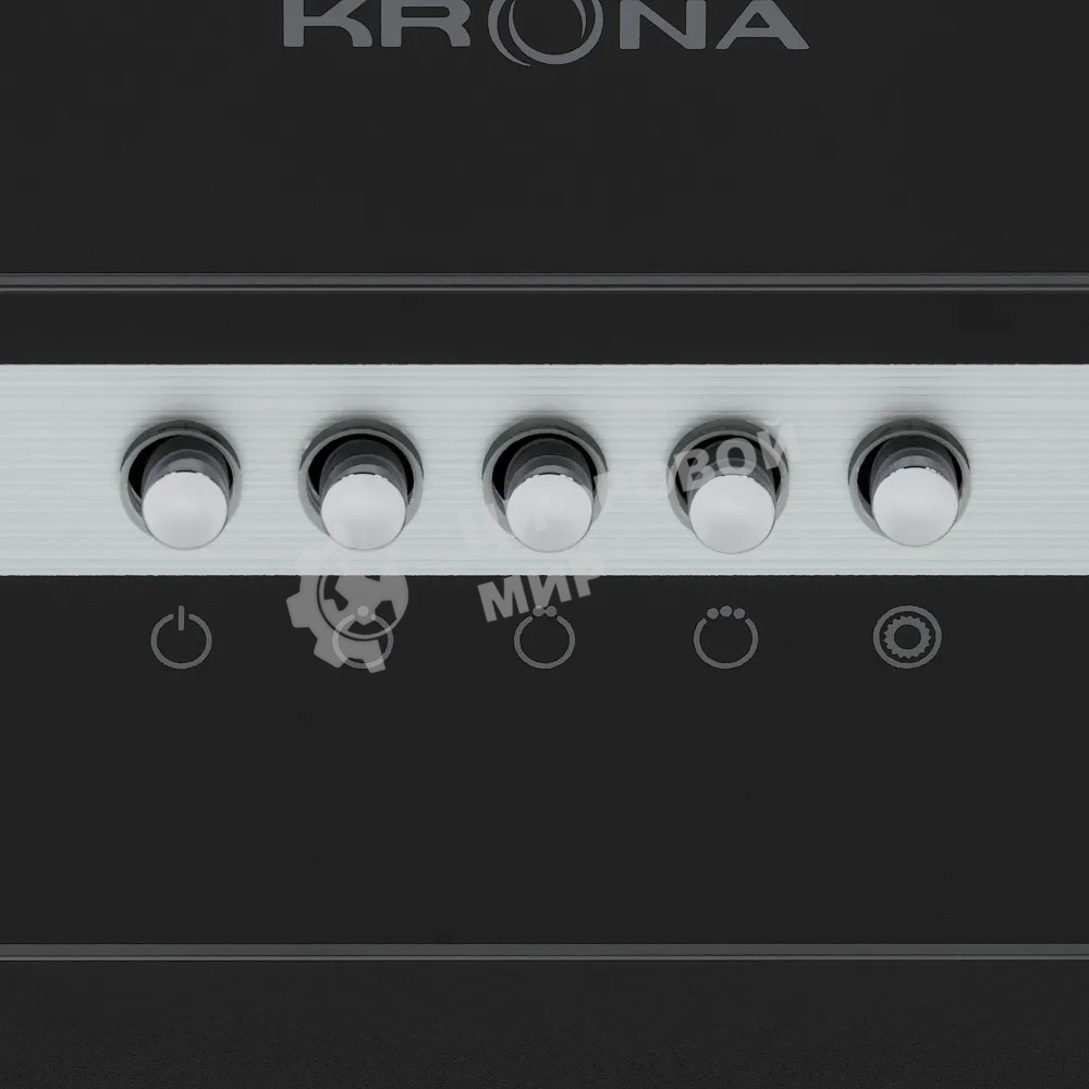 Вытяжка наклонная Krona Irma A 600 Black PB черный, 59.5 см, 1000 куб. м/ч, 62 дБ